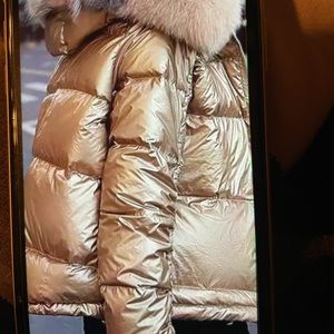 Gold/Silver Reversible Coat M/L